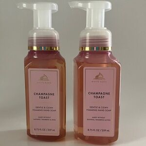 White Barn / BBW 2 PACK CHAMPAGNE TOAST Gentle Foaming Hand Soaps Set